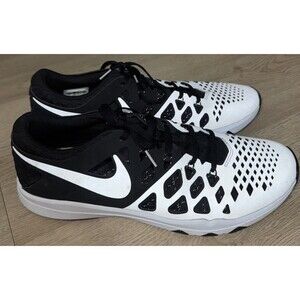 2016 NIKE MENS TRAIN SPEED 4 AMP Oakland LV Raiders NFL SHOES 848587-011 Size 14